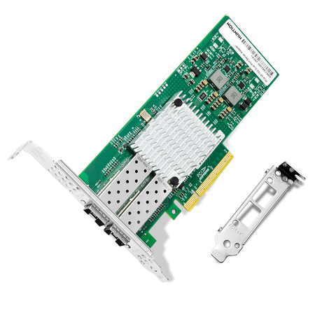10Gb Network Card with Mellanox ConnectX-3 Chipset,Dual-SFP+ Ports PCI Express Ethernet Adapter Supp