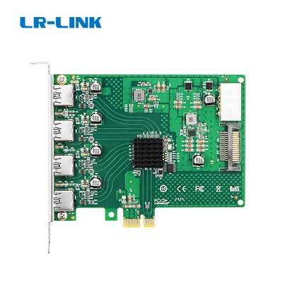 PCIe2.0 x1 USB3.0 TypeA 四口 5Gb 转接扩展卡