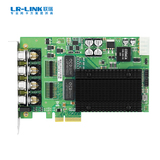 PCIe x4 四电口M12千兆PoE+以太网图像采集卡（基于Intel I350）