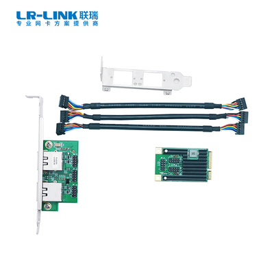 Mini PCIe 双电口千兆以太网网络适配器（基于Intel主控）