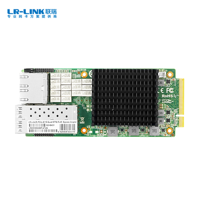 PCIe x8 四光四电千兆bypass夹层式以太网网络适配器 （基于 Intel I350）